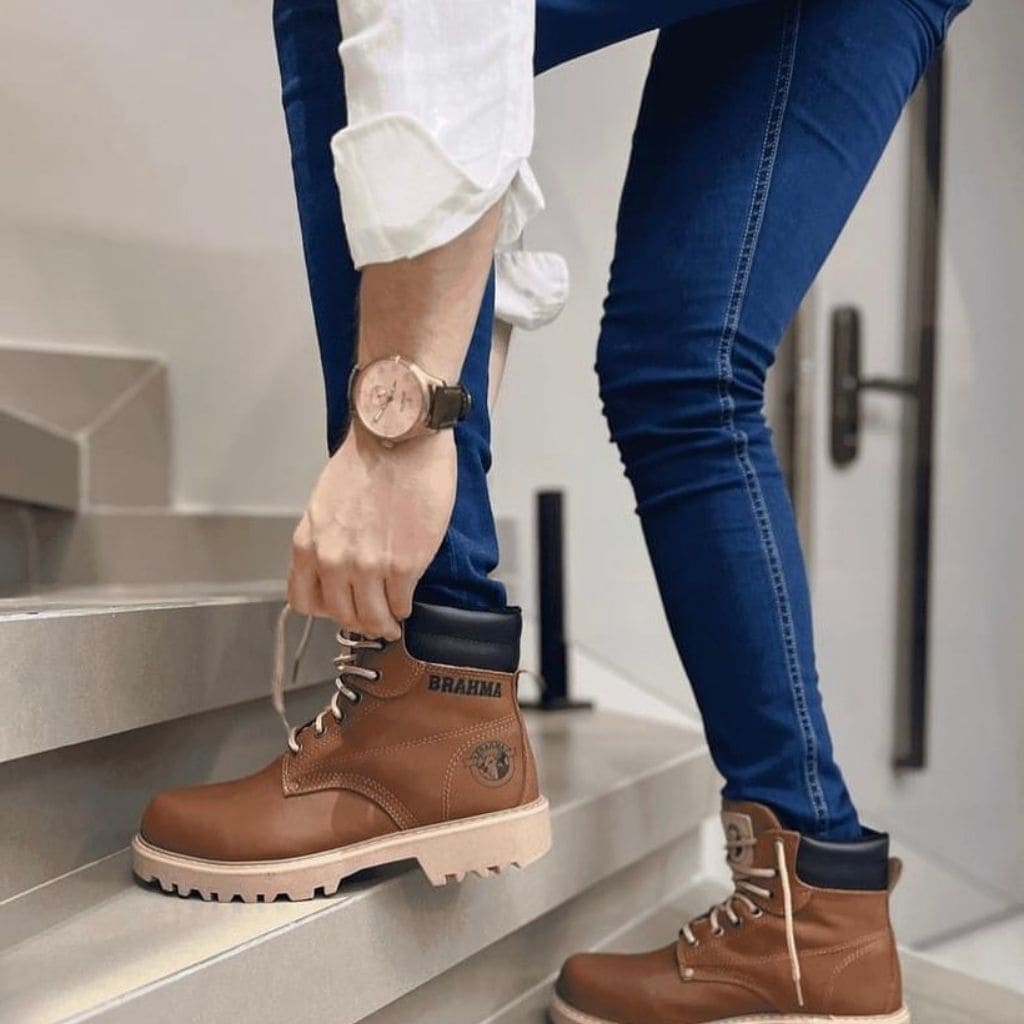 BOTA BRAHMA CLASICA CUERO + CAJA