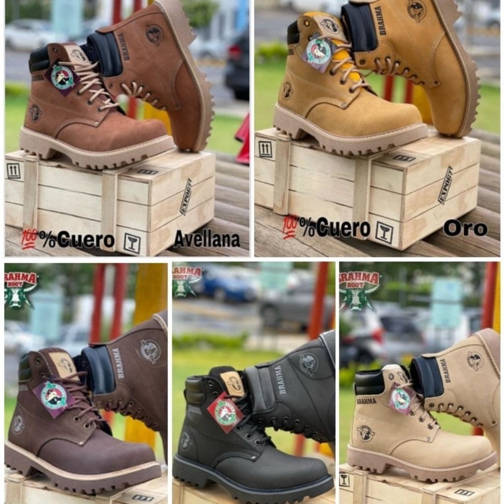 BOTA BRAHMA CLASICA CUERO + CAJA