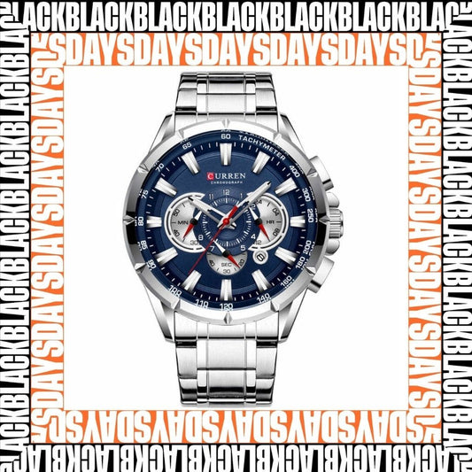 Reloj Curren 8363 CuarzoAcero Black Days