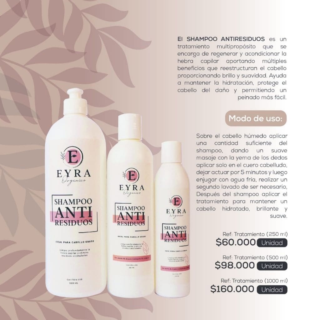 Shampoo antiresiduo