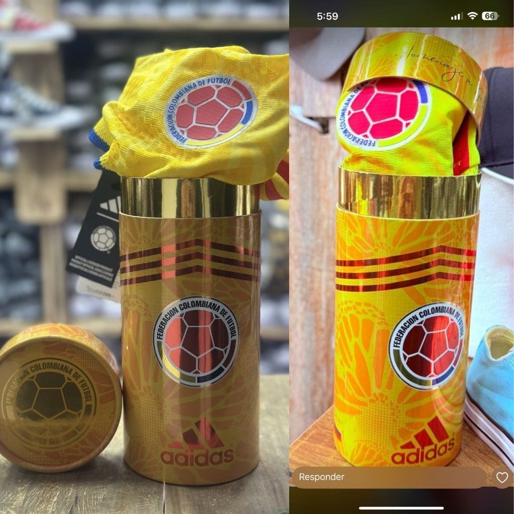 TARRO DE PRESENTACIÓN CAMISETA MUNDIAL - SEDealmania