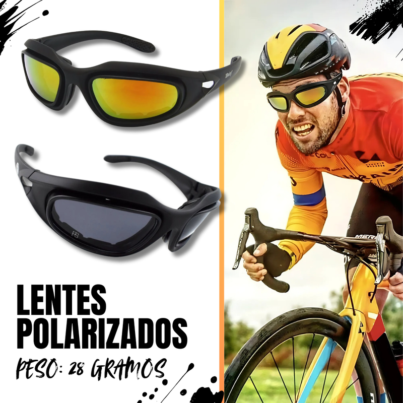 POLARIZED MOTORCYCLE SUNGLASSES