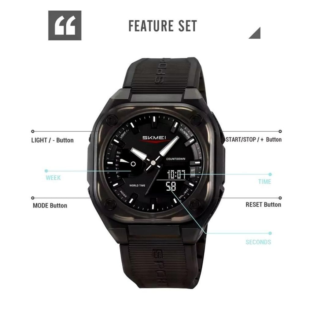 Reloj SKMEI 2328 Doble Hora - SEDealmania
