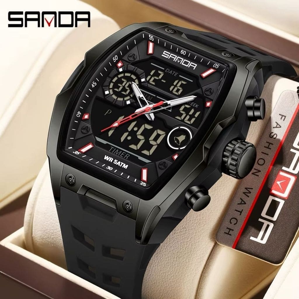Reloj SANDA 6235 Doble Hora - SEDealmania