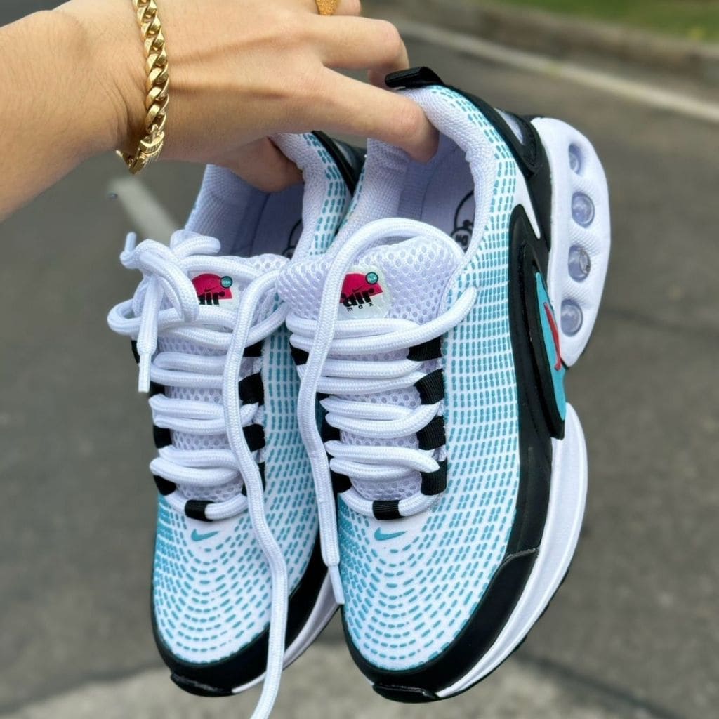 Tenis Nike Air Max Dn Blanco Turquesa - SEDealmania