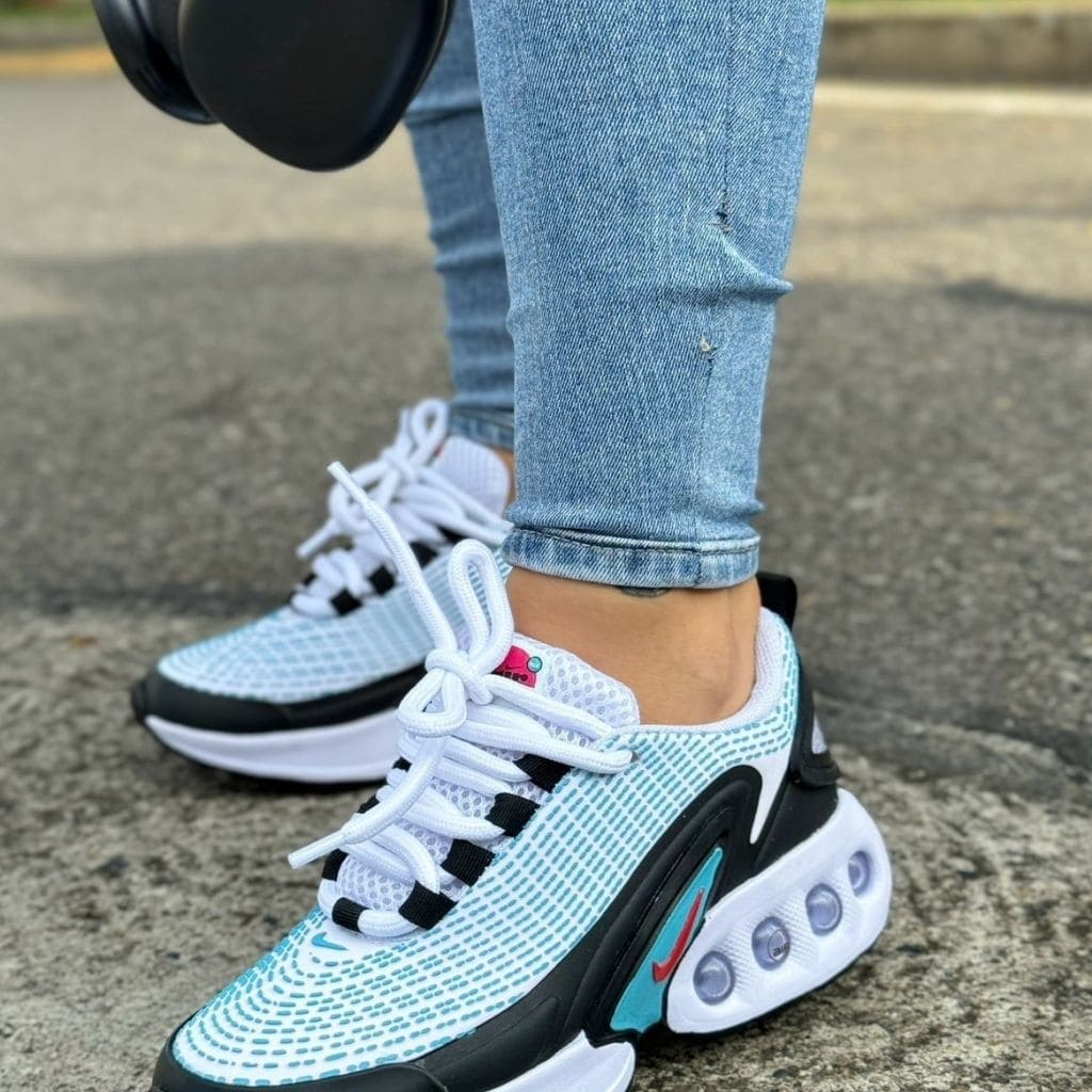 Tenis Nike Air Max Dn Blanco Turquesa - SEDealmania