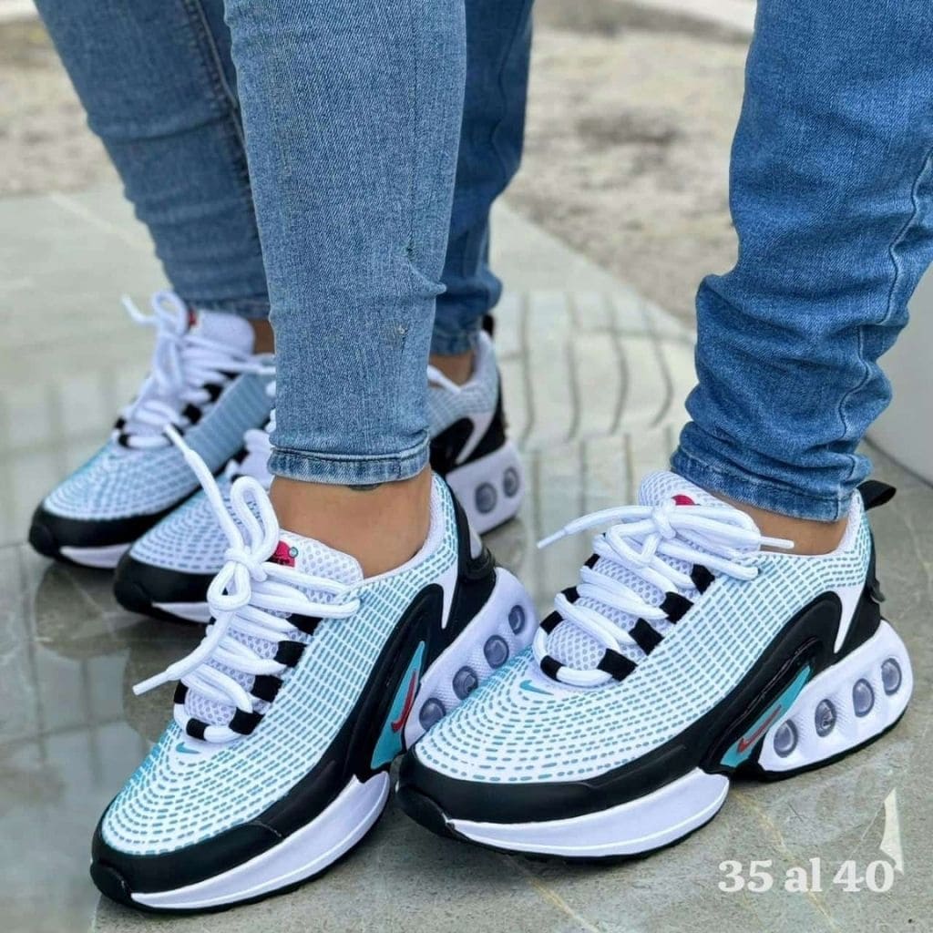 Tenis Nike Air Max Dn Blanco Turquesa - SEDealmania