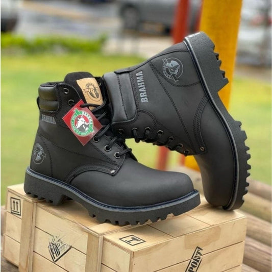 BOTA BRAHMA CLASICA CUERO + CAJA