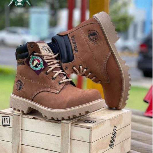 BOTA BRAHMA CLASICA CUERO + CAJA