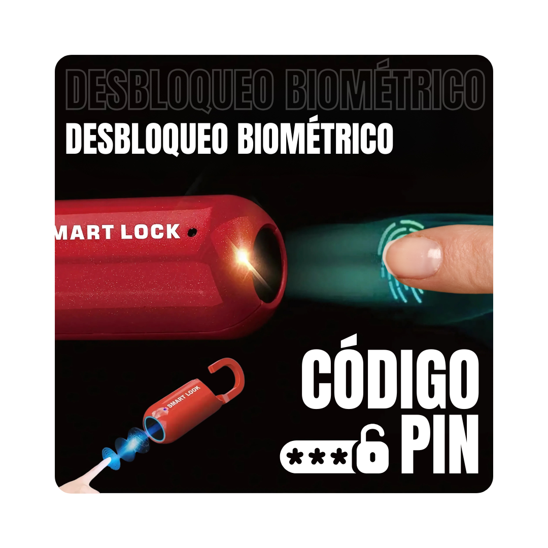 CANDADO CON BIOMETRIA - SEDealmania