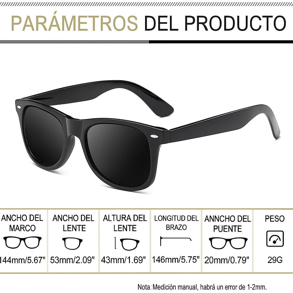 RELOJ CURREN 8442 + GAFAS WAYFARER NEGRA - SEDealmania