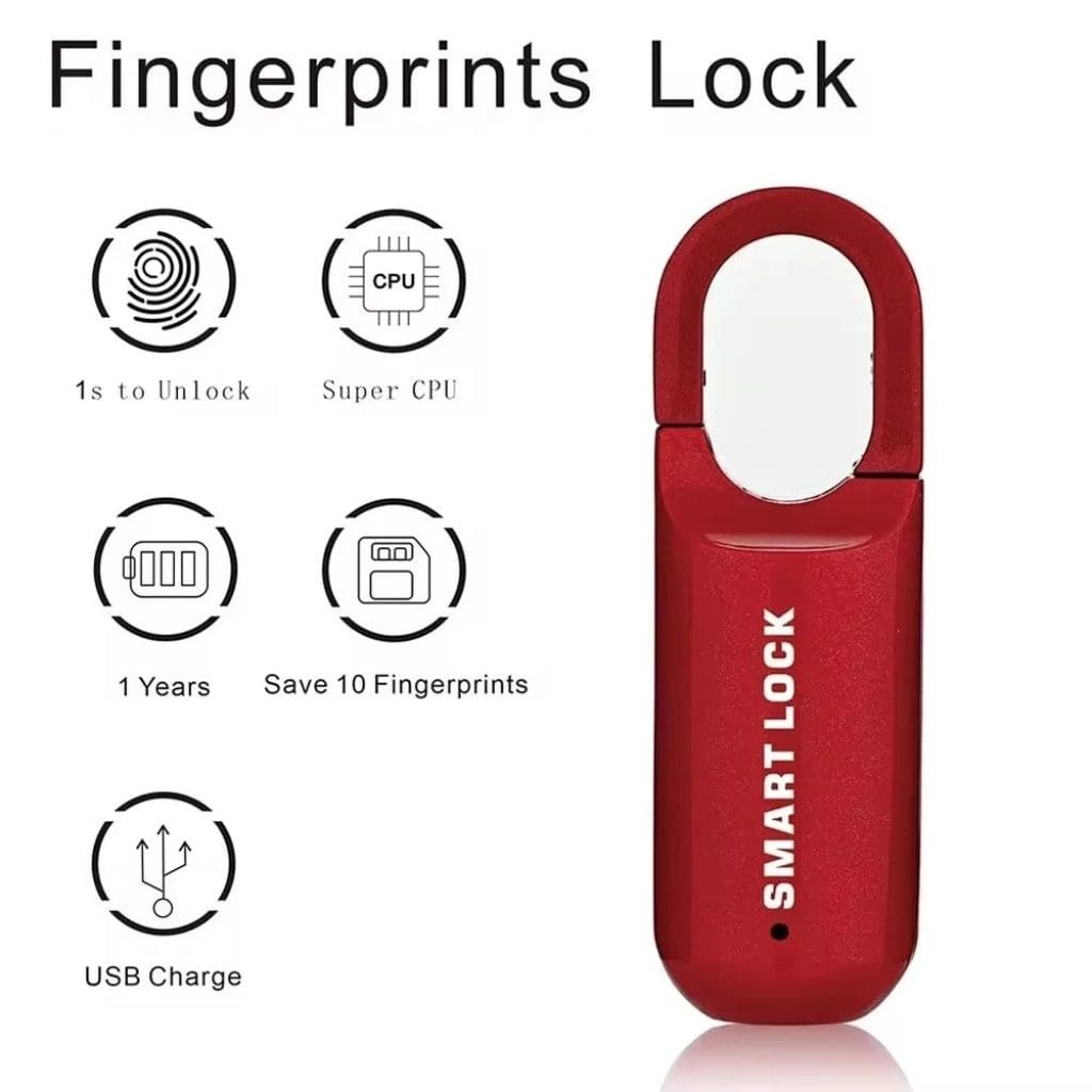 CANDADO CON BIOMETRIA - SEDealmania