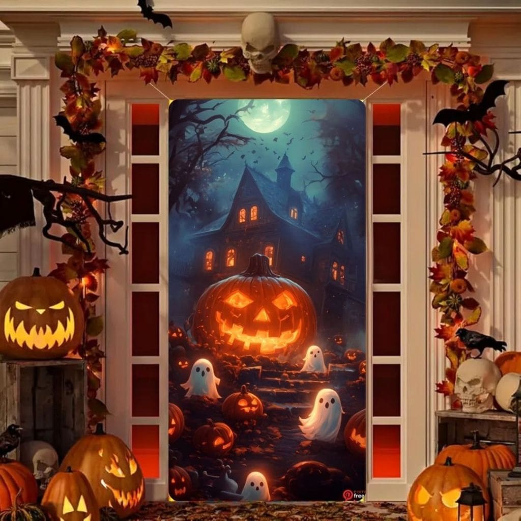 FORRO FUNDA PARA PUERTA HALLOWEN - SEDealmania