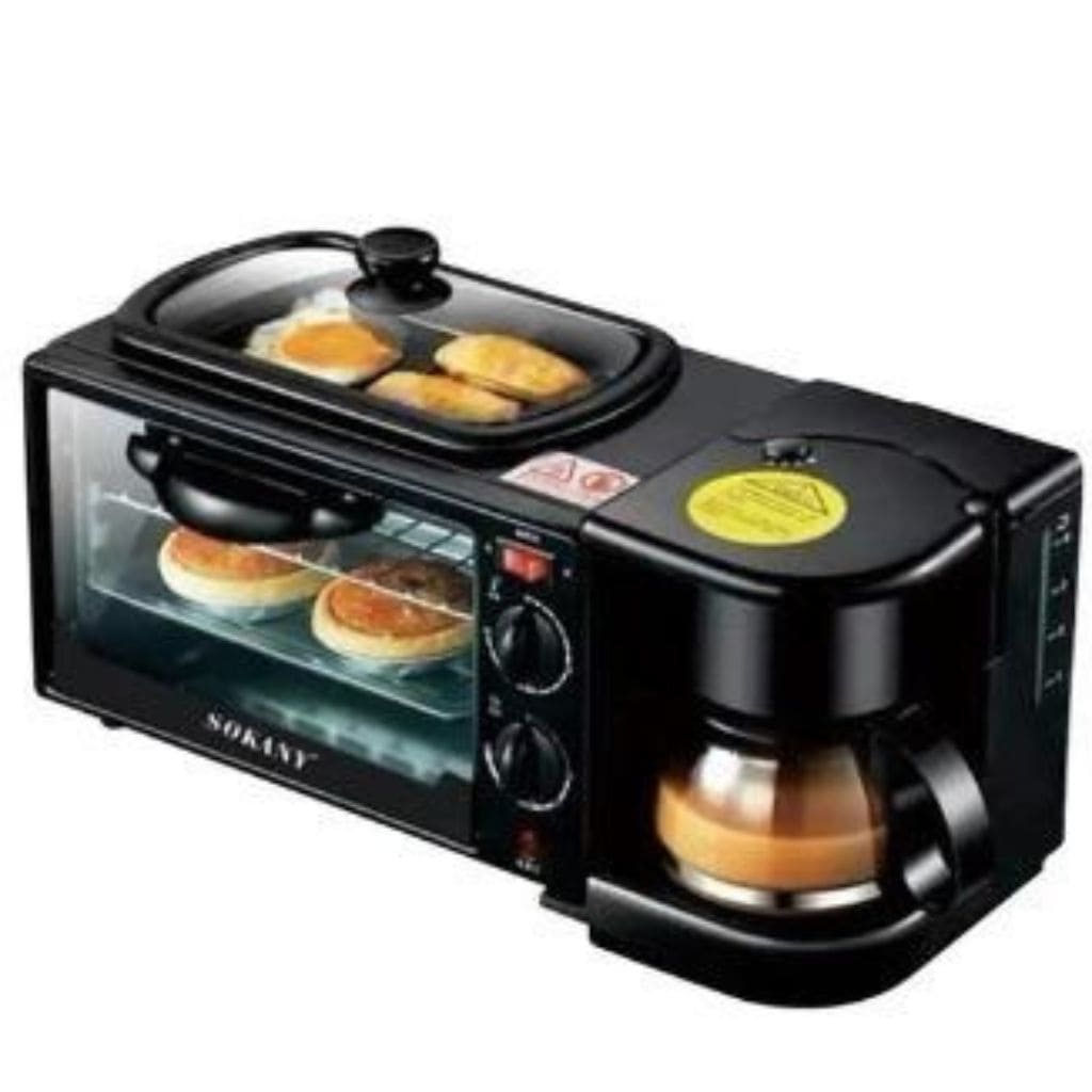 Horno Cafetera 3 En 1 SokanY desayuno - SEDealmania