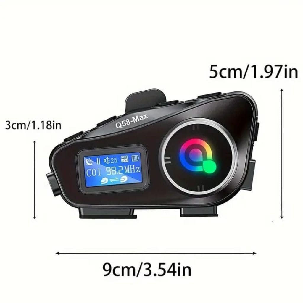 Intercomunicador Bluetooth para Casco Q58MAX con Reducción de Ruido - SEDealmania