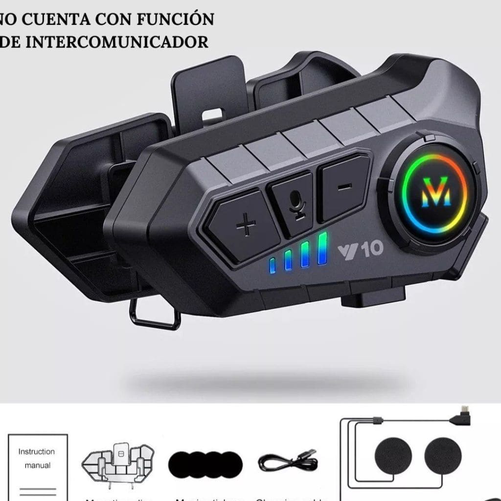 Audífono Inalámbrico Bluetooth Manos Libres para Casco Helmet Y10 - SEDealmania