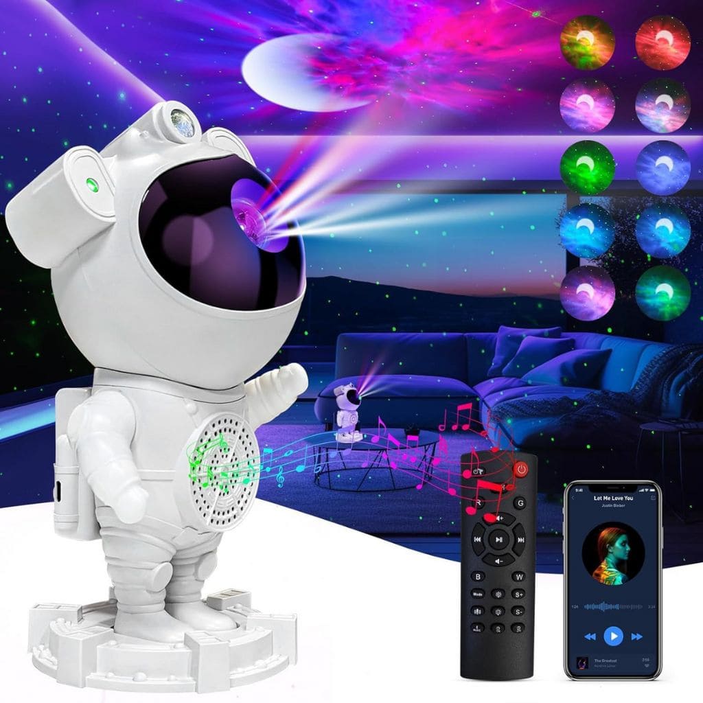 Astronauta Proyector Rgb Led Luces Galax - SEDealmania