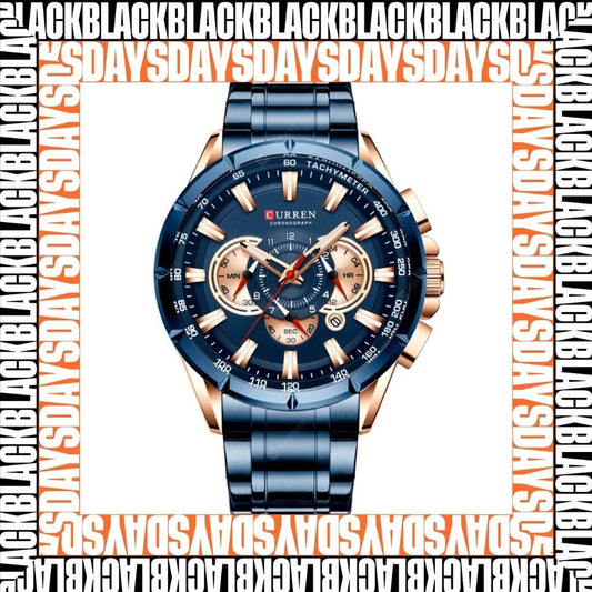 Reloj Curren 8363 CuarzoAcero Black Days
