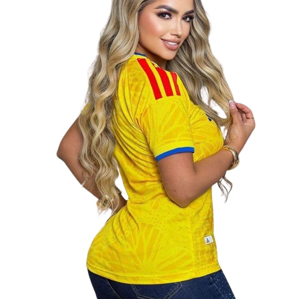 CAMISETA COLOMBIA MUNDIAL 2026  Bordada Encauchetada + caja - SEDealmania