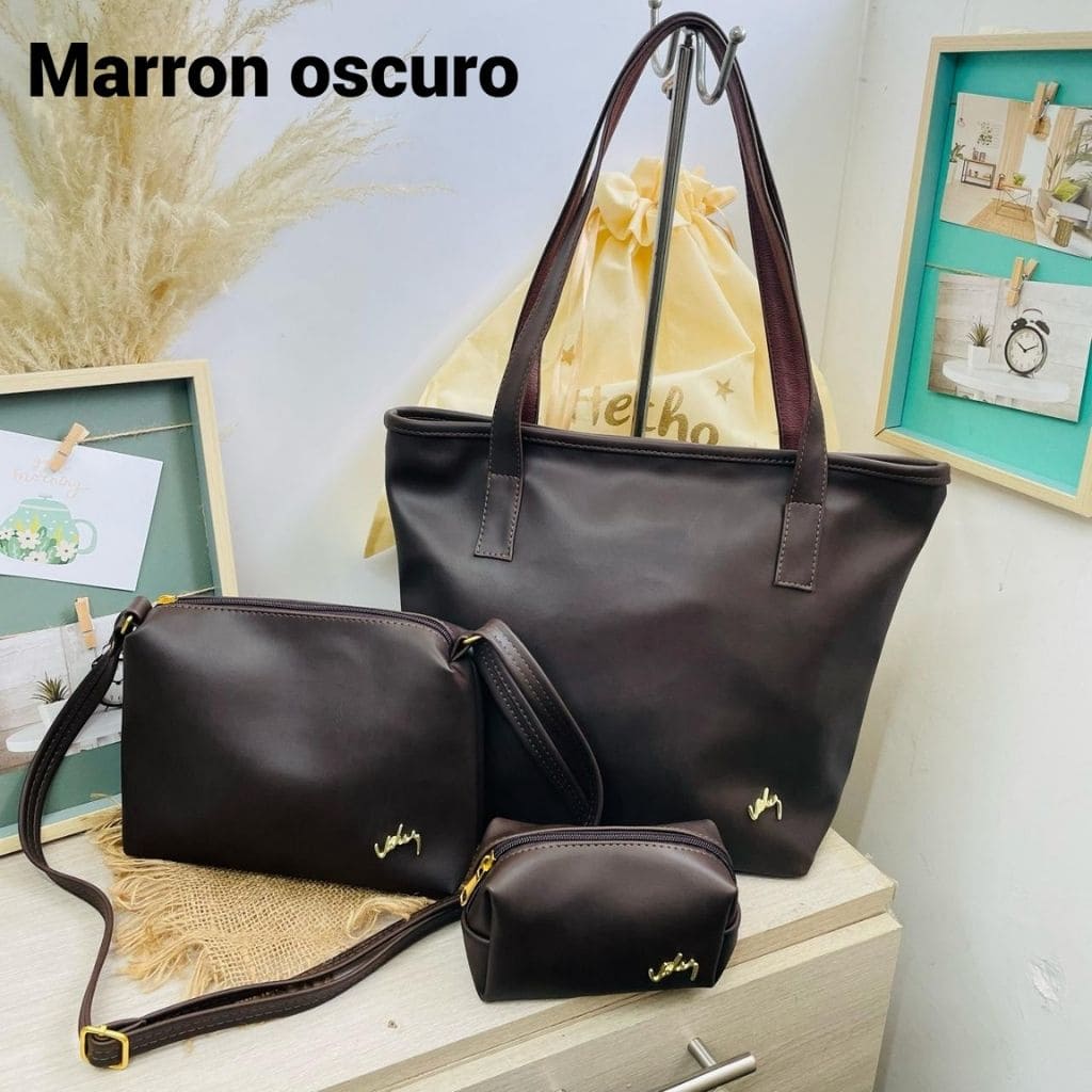 TRIO EN CUERO DACOTA DAMA REF SAFARI VLZ - SEDealmania