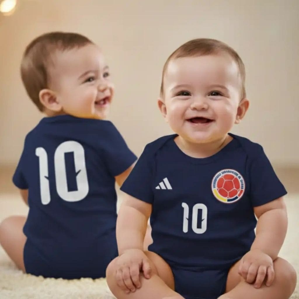Body Selección Colombia en Algodón – Pasión Tricolor desde Pequeñitos