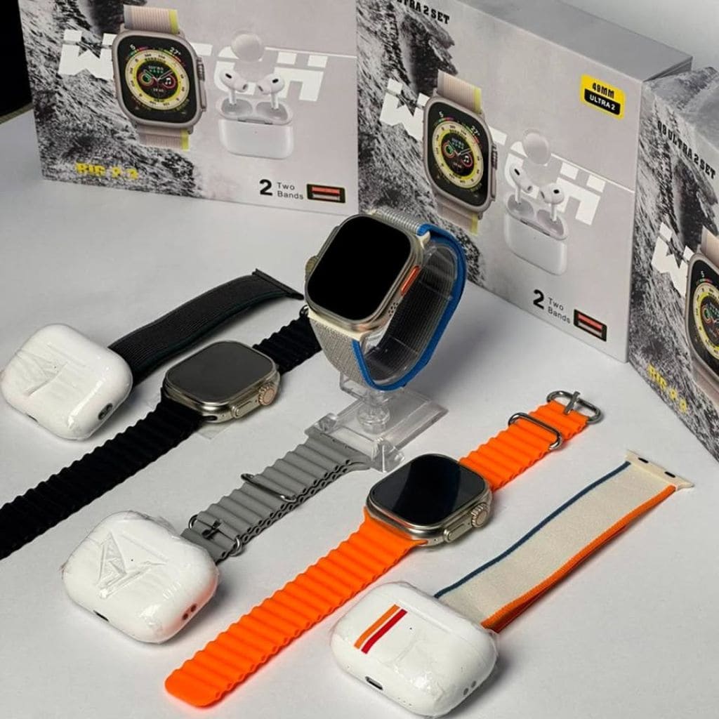 Combo Reloj Q9 Ultra 2 Max