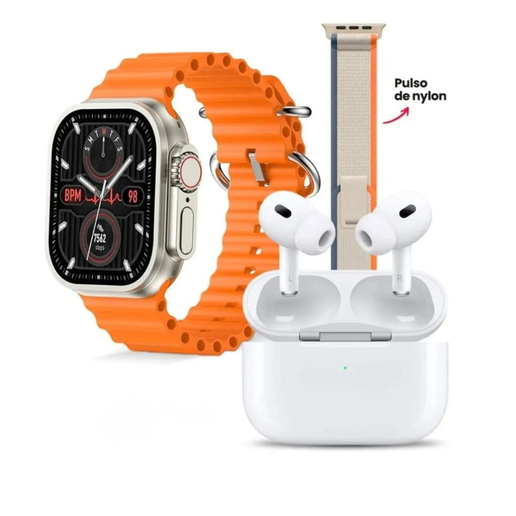 Combo Reloj Q9 Ultra 2 Max
