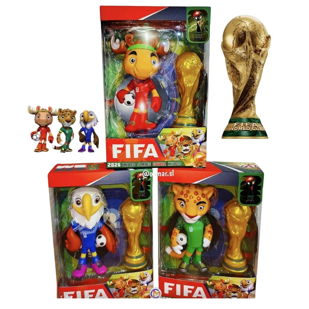 Figuras de Mascotas del Mundial  2026
