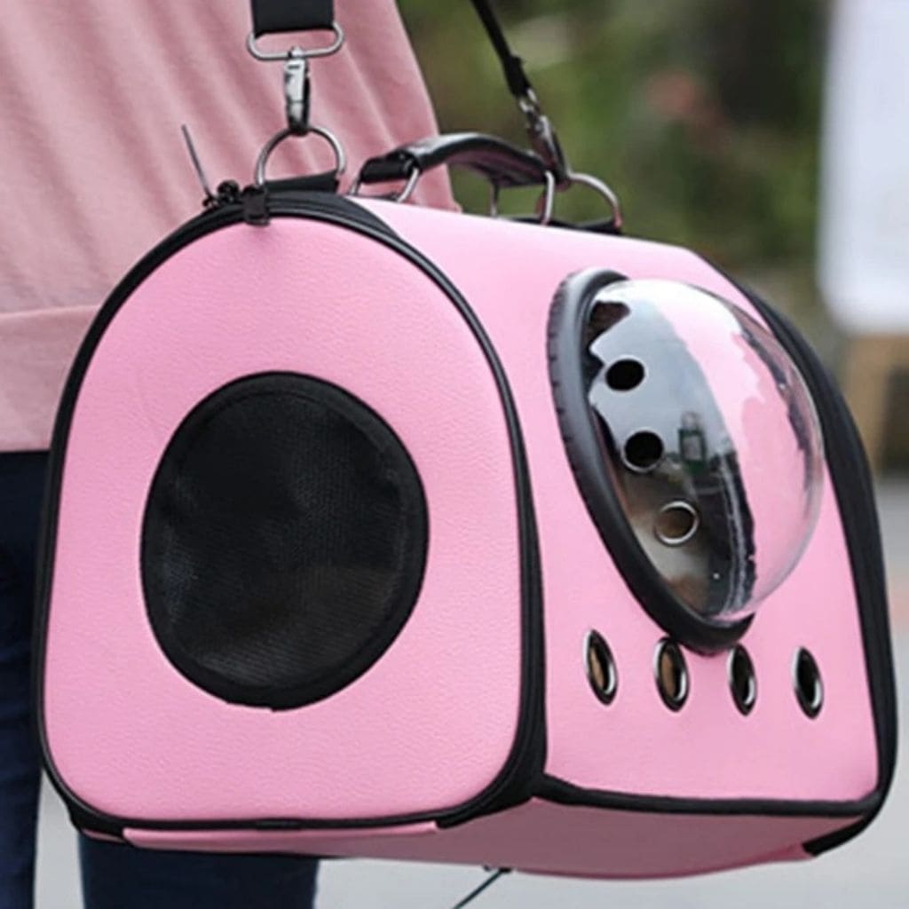 Mochila Transportadora para Mascotas con Ventana Burbuja