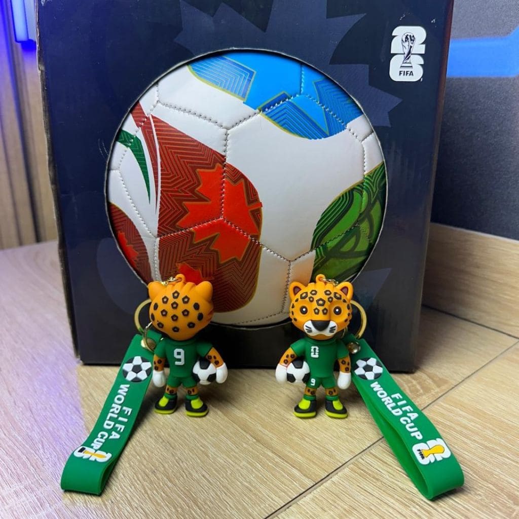 Combo Balón Mundial 2026 Trionda + Llaveo + Caja