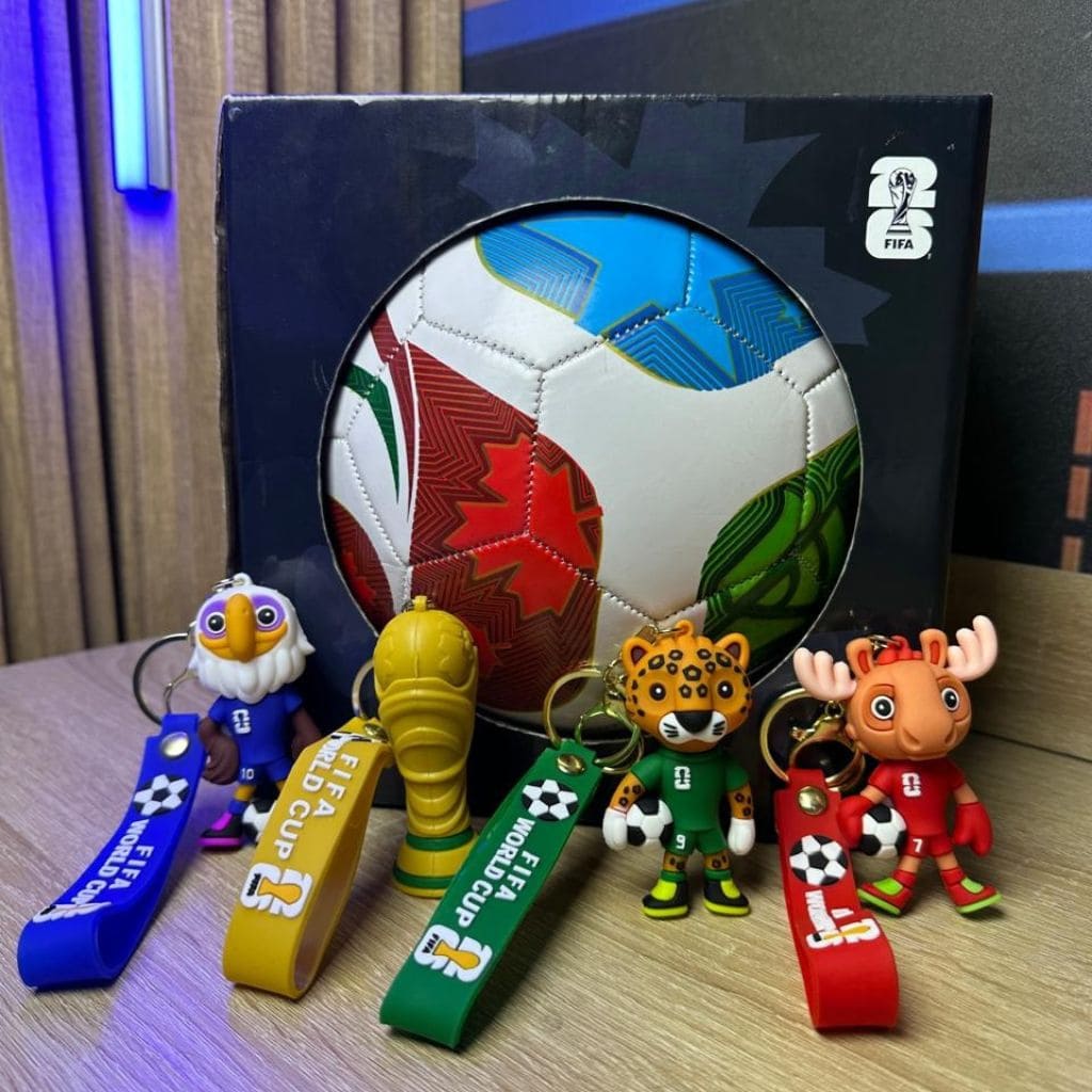 Combo Balón Mundial 2026 Trionda + Llaveo + Caja