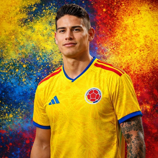 Camiseta Colombia Mundial 2026 Bordada