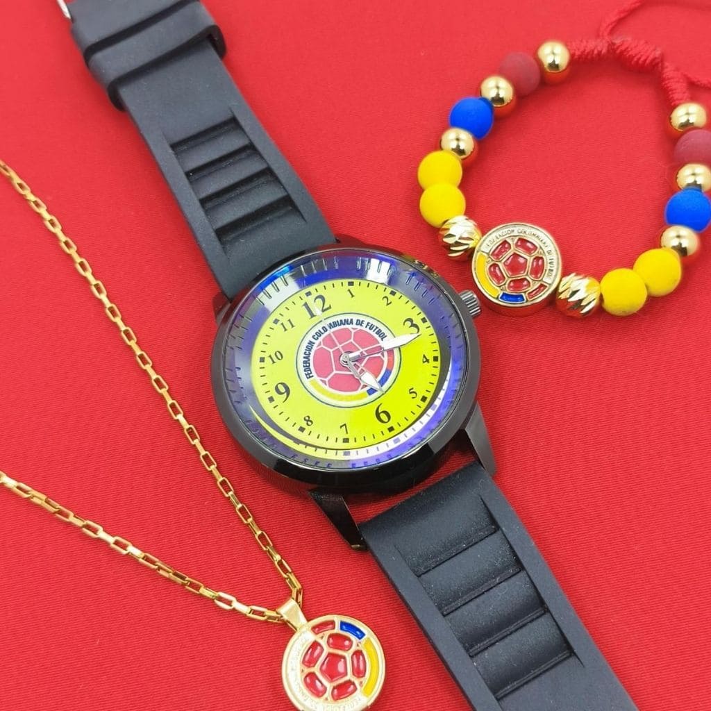 Combo Selección Colombia Reloj + Collar + Manilla