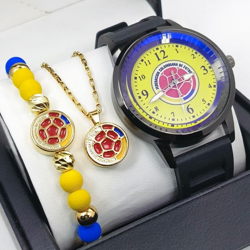 Combo Selección Colombia Reloj + Collar + Manilla