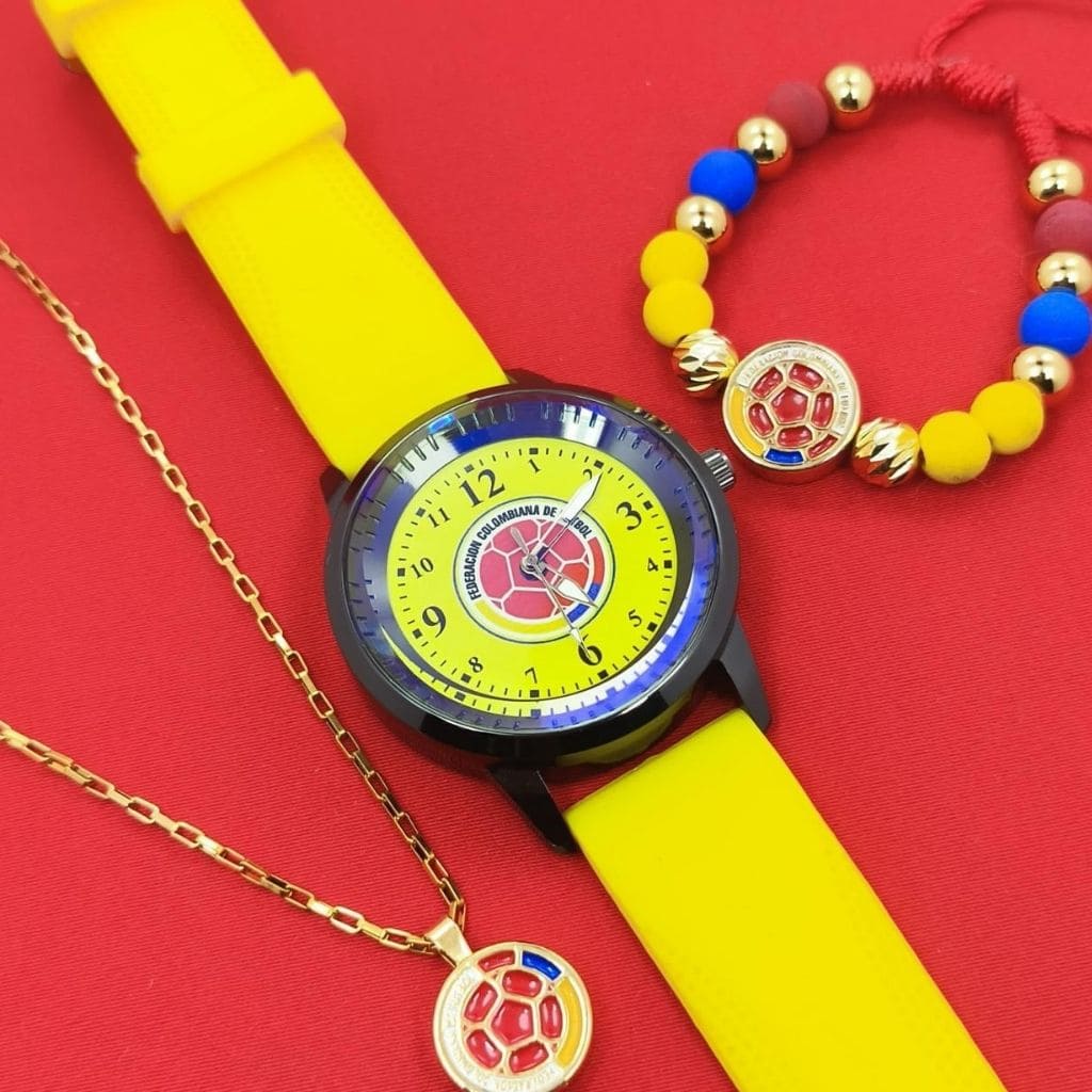 Combo Selección Colombia Reloj + Collar + Manilla