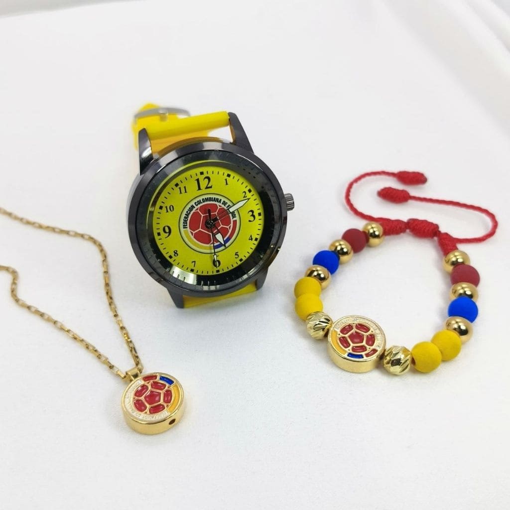Combo Selección Colombia Reloj + Collar + Manilla