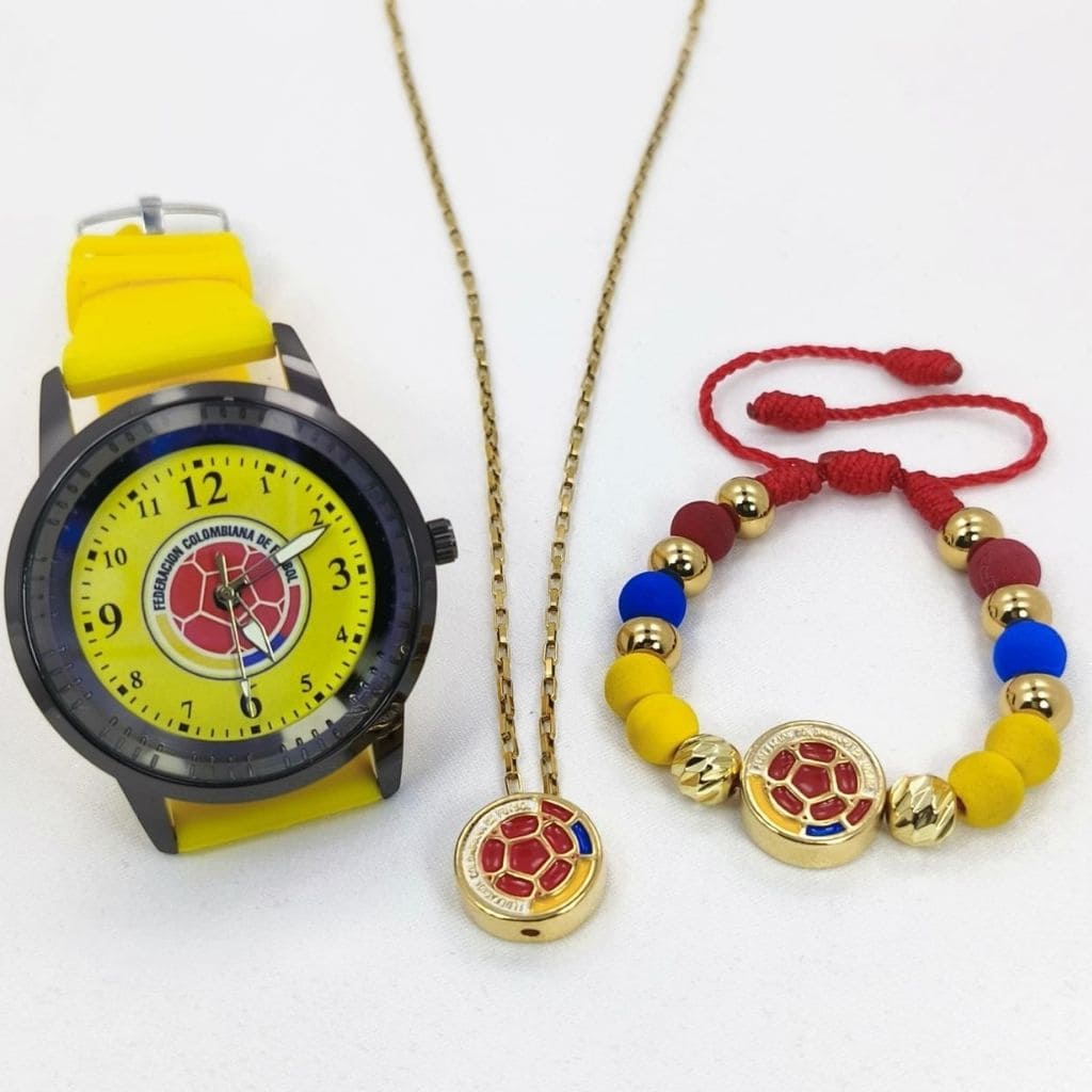 Combo Selección Colombia Reloj + Collar + Manilla