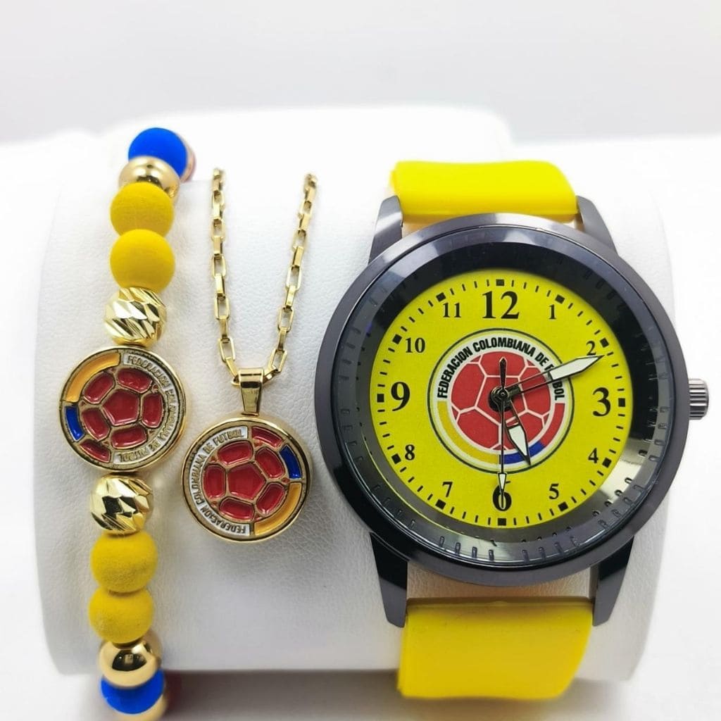 Combo Selección Colombia Reloj + Collar + Manilla